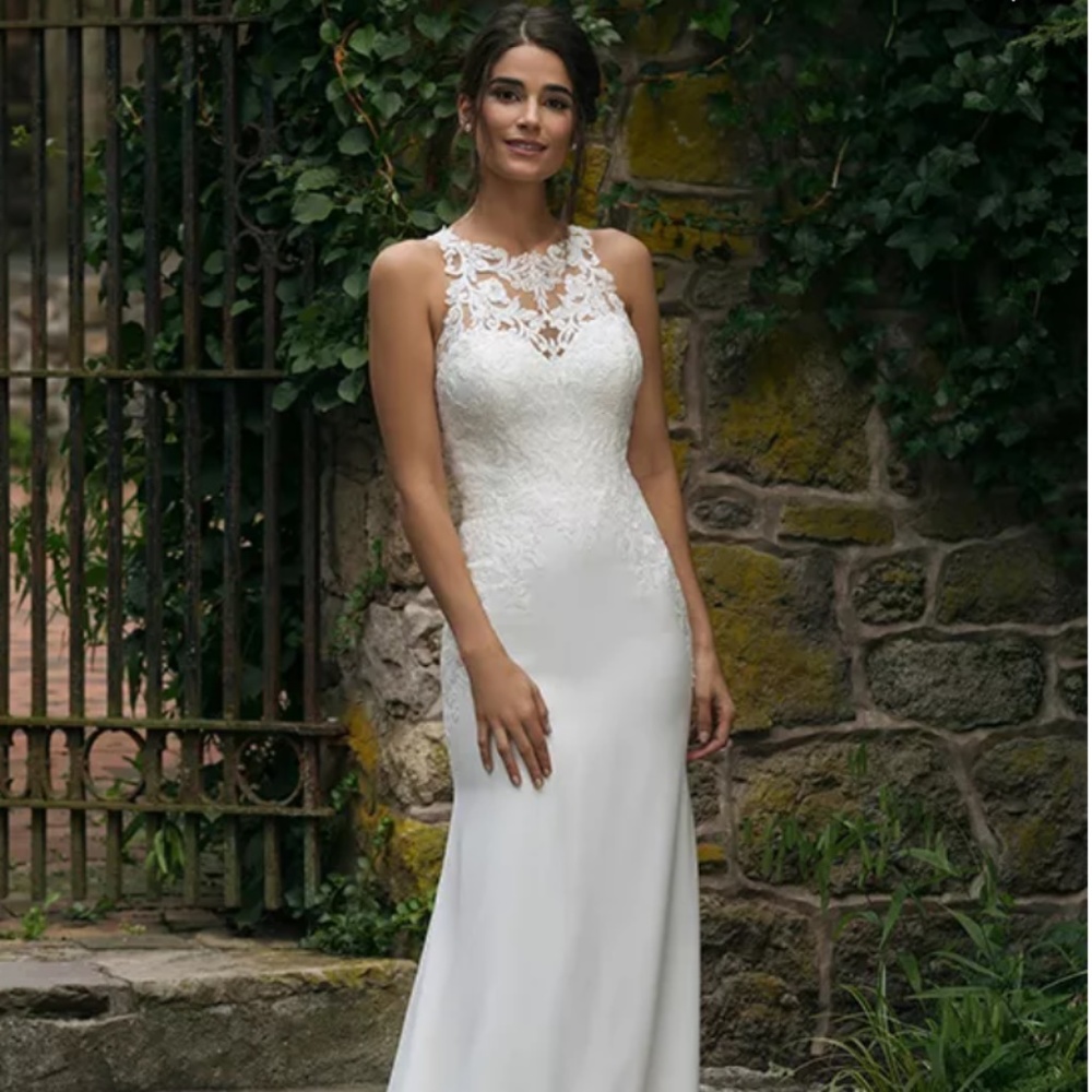 Justin Alexander Sincerity Wedding Gown Sz 10 NWT